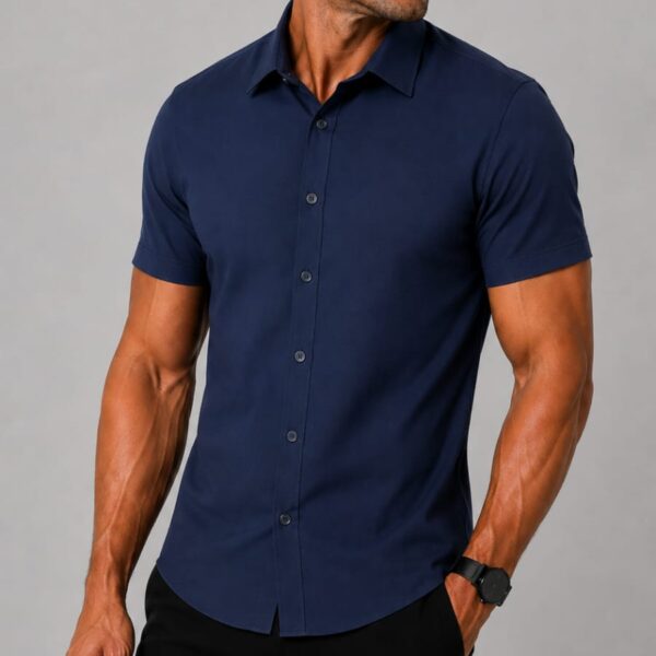 Camisa Manga Curta Marinho
