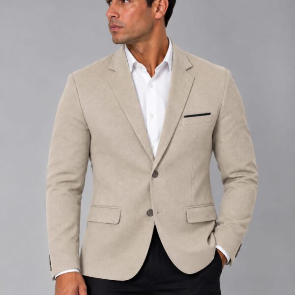Blazer Microfibra Bege
