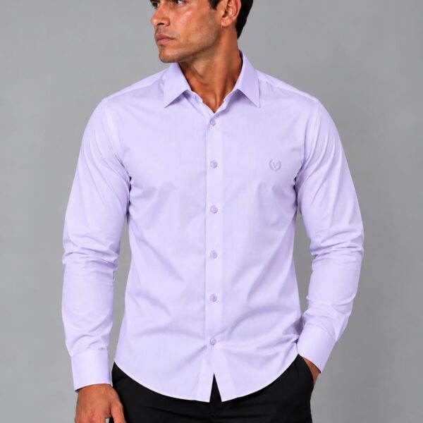 Camisa Lisa Lilás